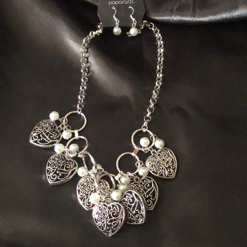 Very Valentine Silver Necklace